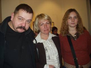 Сережа Семенов его сестра и дочка Саша